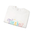 Timamy Pastel Logo Sweatshirt — Cute Colorful Graphic Crewneck