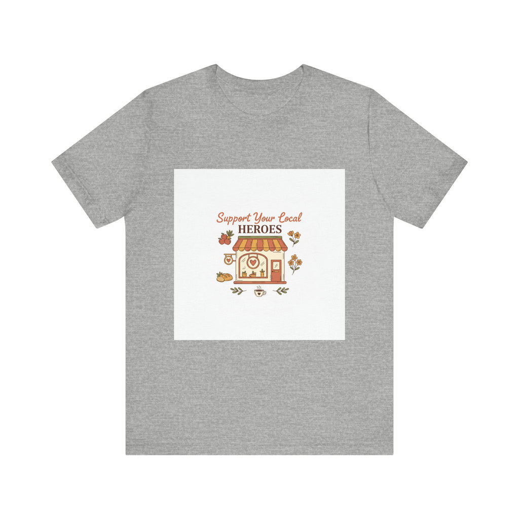 Support Your Local Heroes T‑Shirt — Firefighter & First Responder Tribute Tee