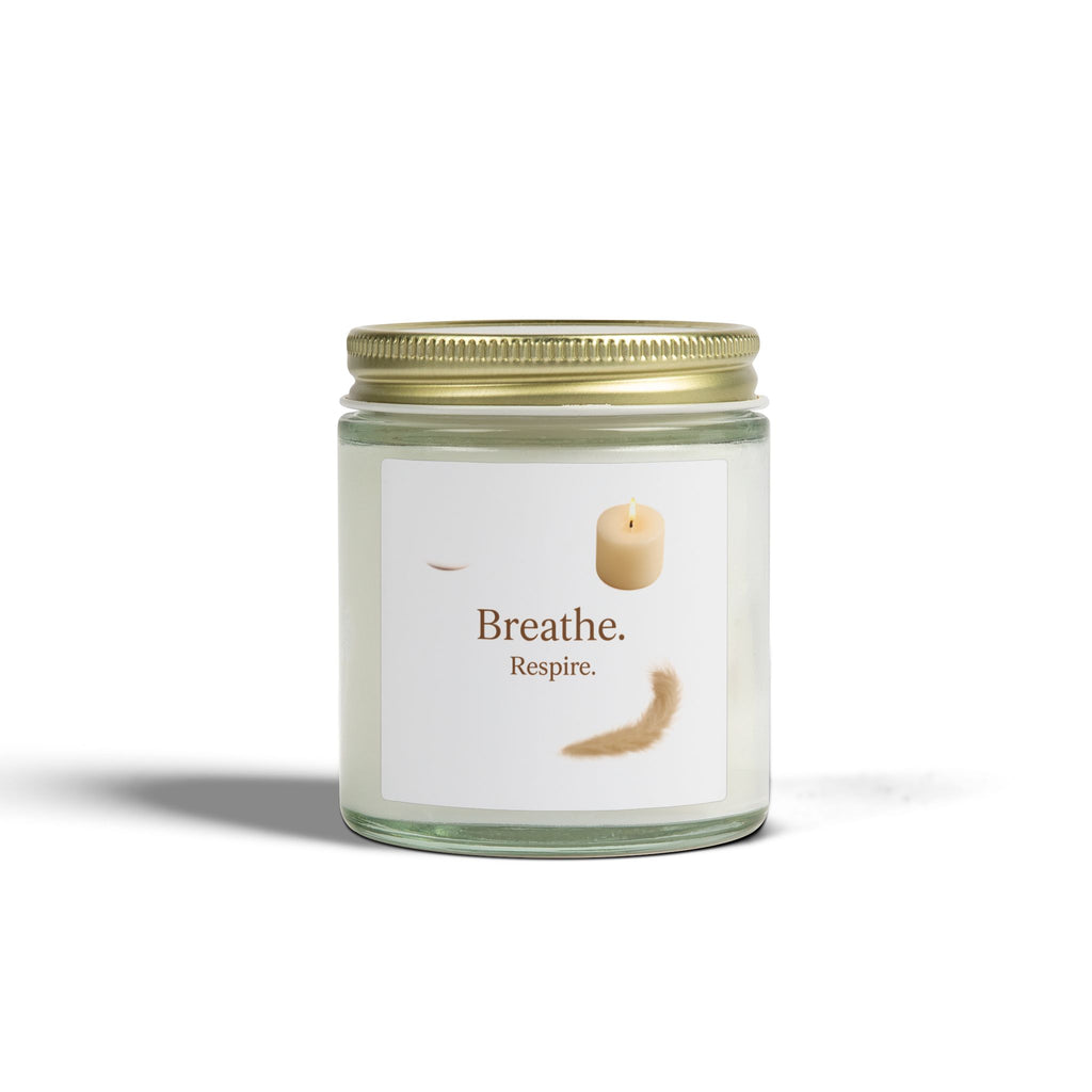 Breathe Scented Candle — Coconut Apricot Wax (4oz & 9oz)