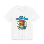 Backlog Hero T-Shirt — Level 1 Gamer Controller & Game Stack Tee