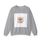 Crewneck Sweatshirt — "Support Your Local Heroes" Vintage Bakery Design