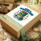 Backlog Hero Sticker — Cute Gamer Controller Stack Kiss-Cut Sticker