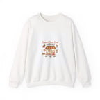 Crewneck Sweatshirt — "Support Your Local Heroes" Vintage Bakery Design