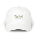 Mama Floral Embroidered Dad Cap — Cute ‘MAMY’ Sparkle Baseball Hat