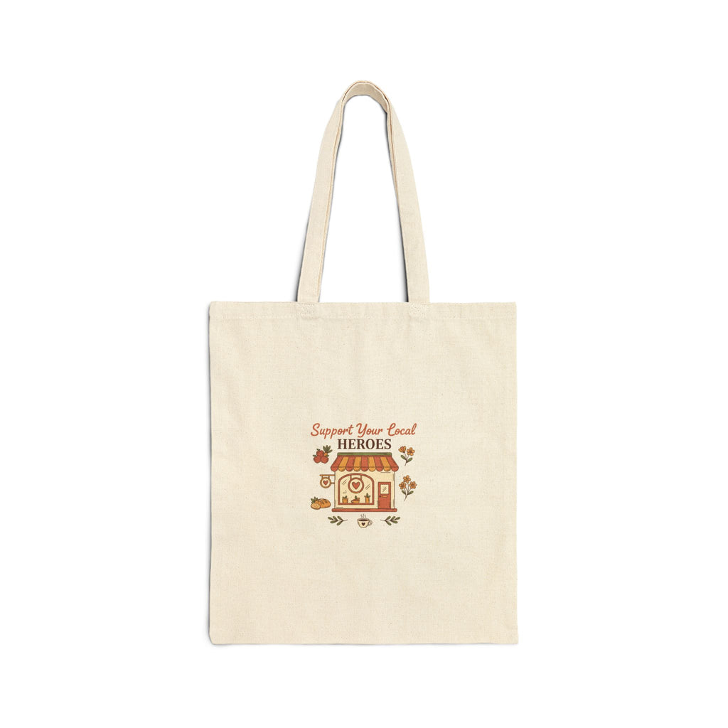 Tote Bag — Support Your Local Heroes Floral Market Tote