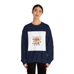 Crewneck Sweatshirt — "Support Your Local Heroes" Vintage Bakery Design
