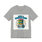 Backlog Hero T-Shirt — Level 1 Gamer Controller & Game Stack Tee