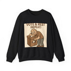 Vote & Rest Crewneck Sweatshirt — Funny Voter Turnout Political Shirt