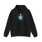 Robot Illustration Hoodie — "Harnessing Progress, Embracing Change" Tech Futurist Sweatshirt