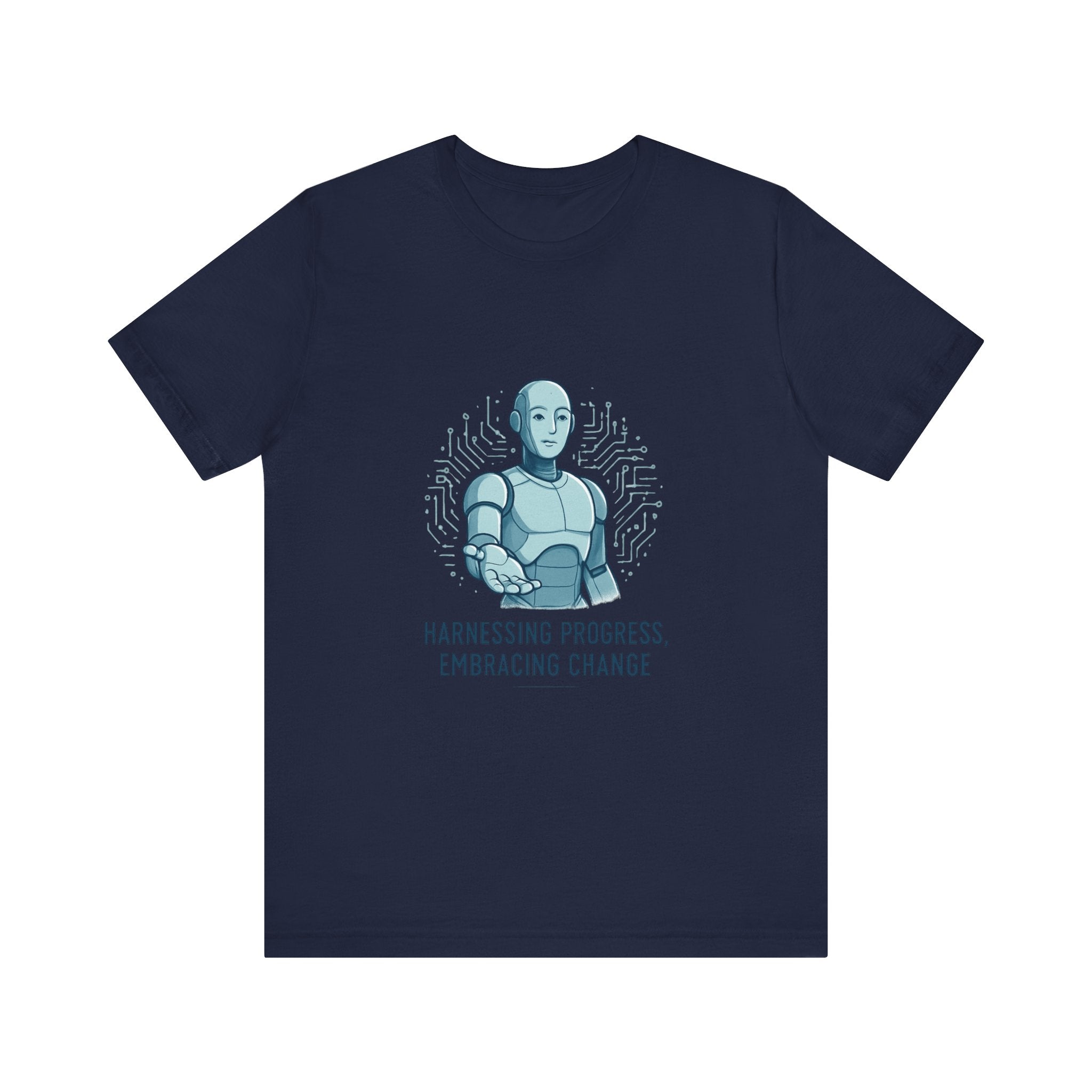 Progress Robot T-Shirt — "Harnessing Progress, Embracing Change" Tech Tee