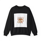 Crewneck Sweatshirt — "Support Your Local Heroes" Vintage Bakery Design