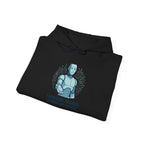 Robot Illustration Hoodie — "Harnessing Progress, Embracing Change" Tech Futurist Sweatshirt