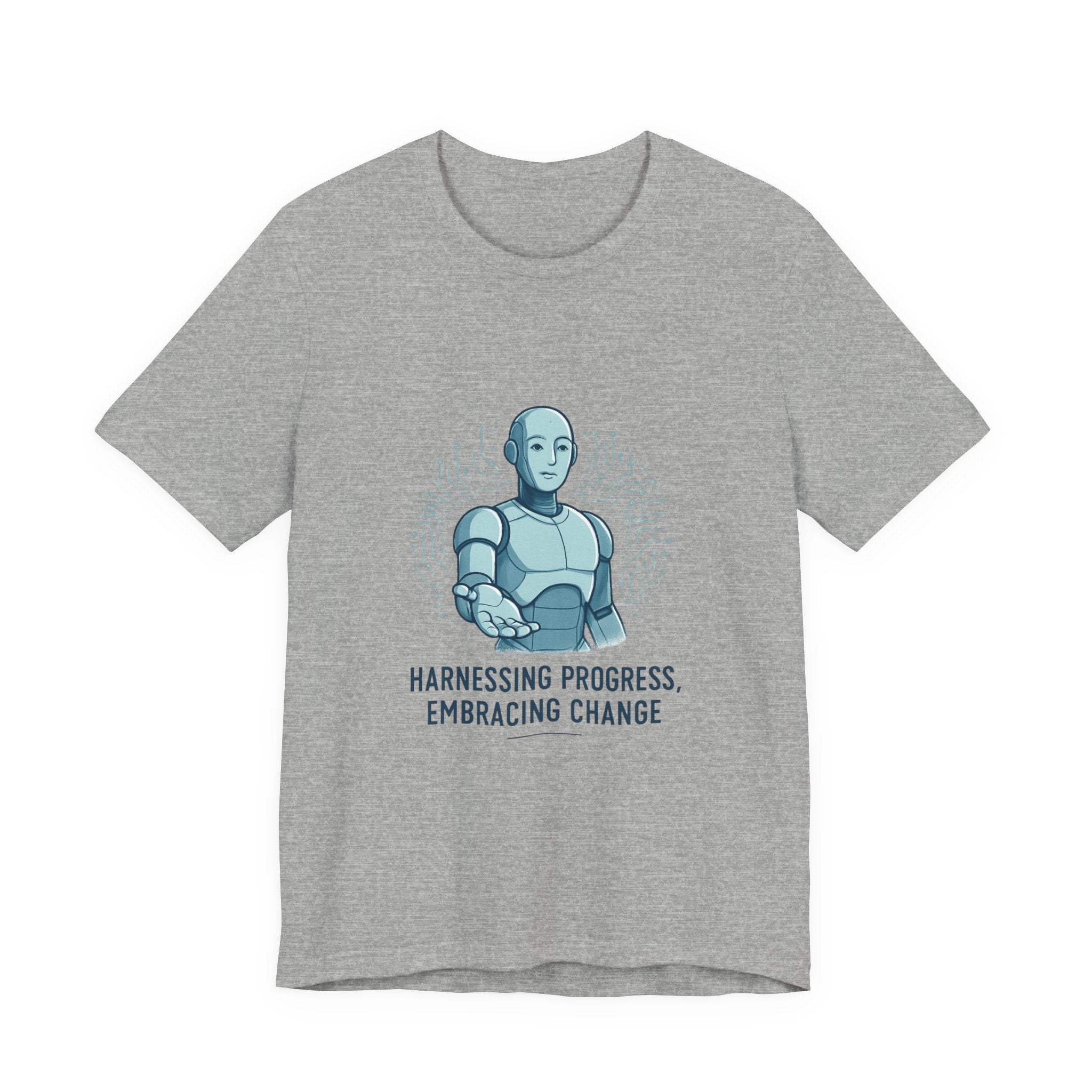 Progress Robot T-Shirt — "Harnessing Progress, Embracing Change" Tech Tee