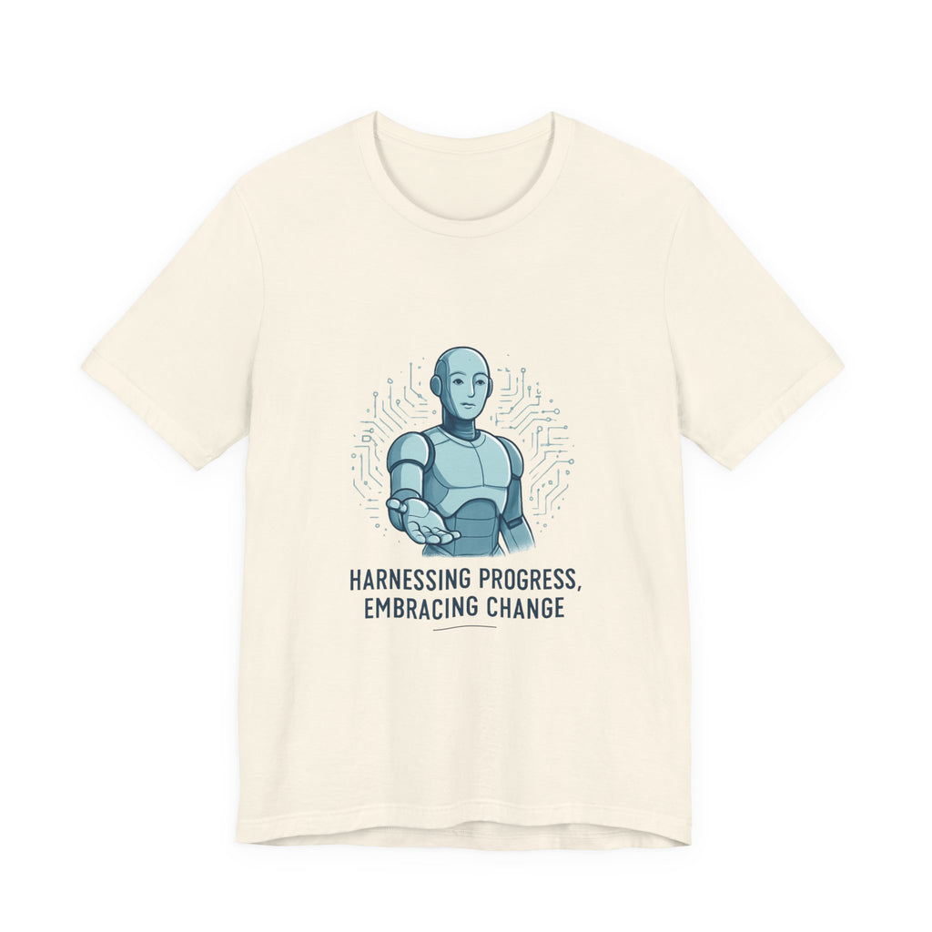 Progress Robot T-Shirt — "Harnessing Progress, Embracing Change" Tech Tee