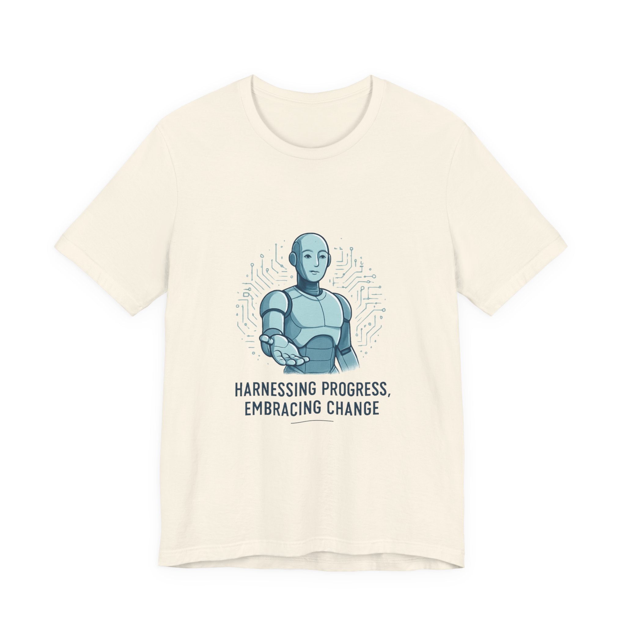 Progress Robot T-Shirt — "Harnessing Progress, Embracing Change" Tech Tee