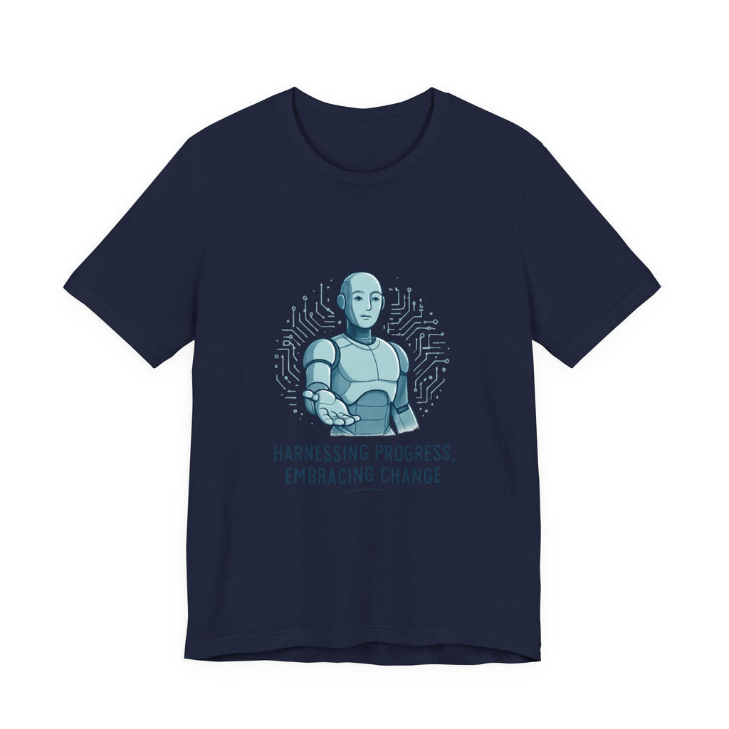 Progress Robot T-Shirt — "Harnessing Progress, Embracing Change" Tech Tee
