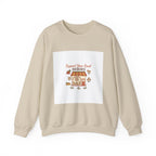 Crewneck Sweatshirt — "Support Your Local Heroes" Vintage Bakery Design