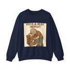Vote & Rest Crewneck Sweatshirt — Funny Voter Turnout Political Shirt