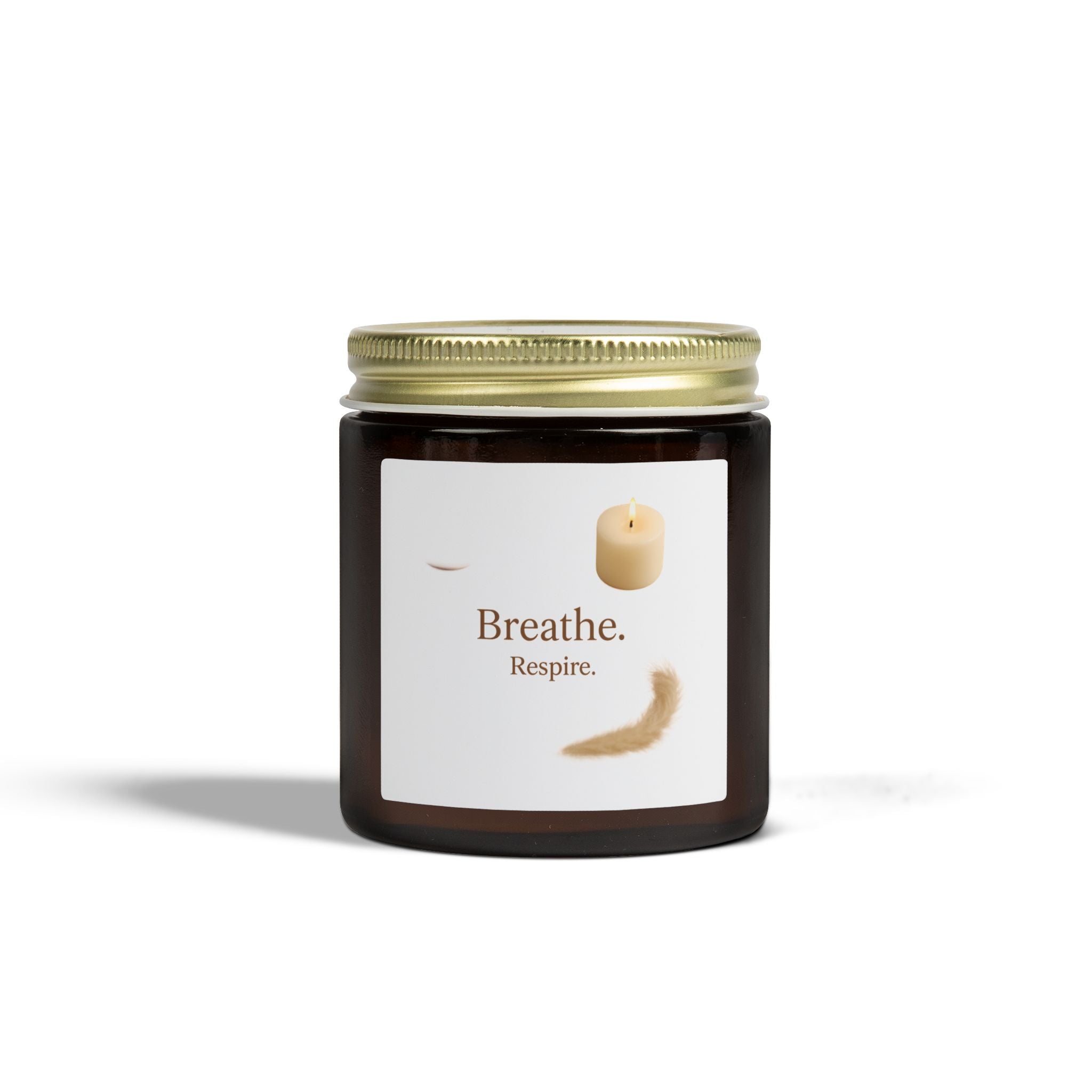 Breathe Scented Candle — Coconut Apricot Wax (4oz & 9oz)