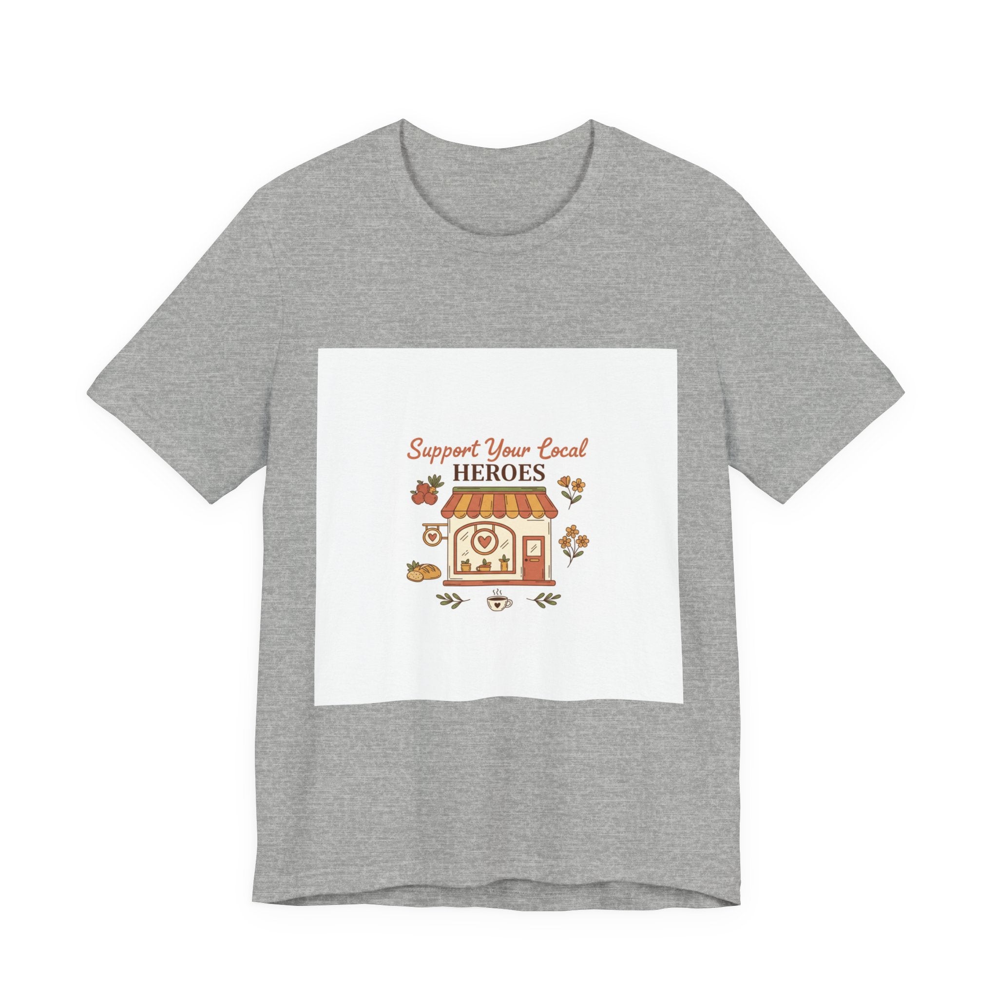 Support Your Local Heroes T‑Shirt — Firefighter & First Responder Tribute Tee