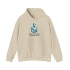 Robot Illustration Hoodie — "Harnessing Progress, Embracing Change" Tech Futurist Sweatshirt