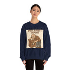 Vote & Rest Crewneck Sweatshirt — Funny Voter Turnout Political Shirt