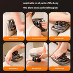 6 Heads Electric Muscle Massager Deep Tissue Body Massage Gun for Back Neck and Shoulders Relaxation