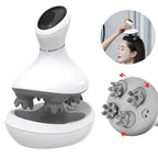 WLX Factory  Electric Scalp Massager Handheld 2 Speeds Vibrating Head Massager With 96 Silicone Nodes for Hair Deep Clean Growth