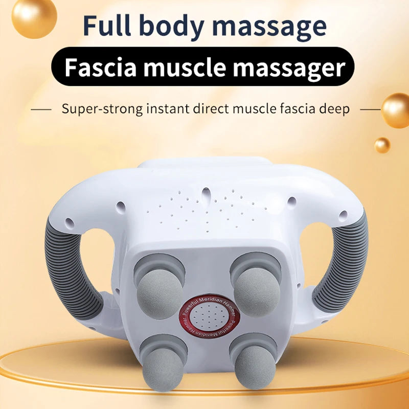 Massage Portable Hammer Electric Neck Shoulder 4 Head Massager Machine Plug-in Version of the Massager Is 220v