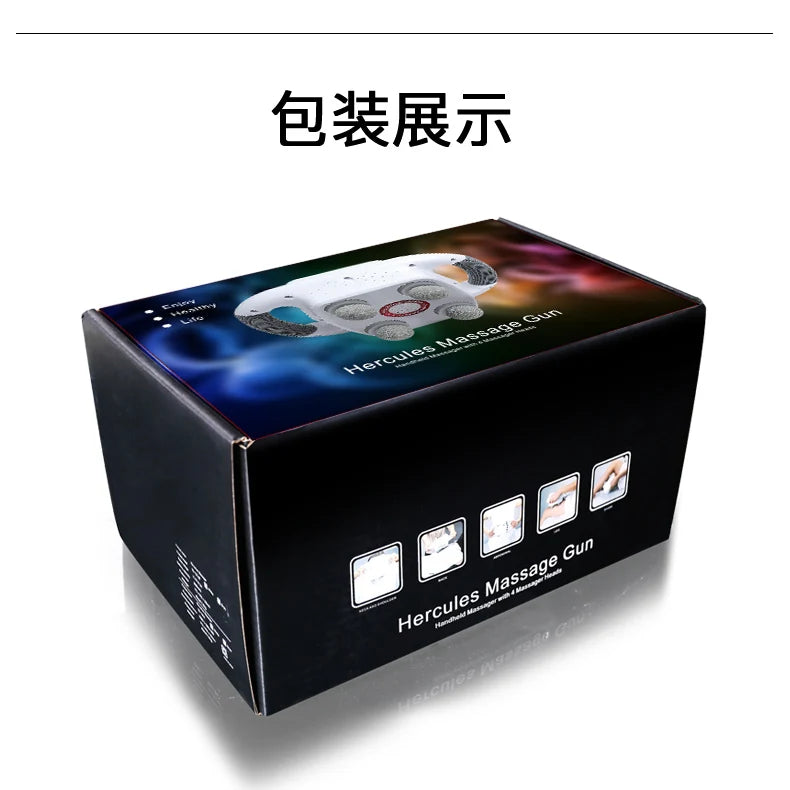 Massage Portable Hammer Electric Neck Shoulder 4 Head Massager Machine Plug-in Version of the Massager Is 220v