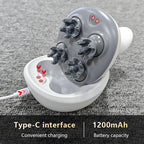 WLX Factory  Electric Scalp Massager Handheld 2 Speeds Vibrating Head Massager With 96 Silicone Nodes for Hair Deep Clean Growth