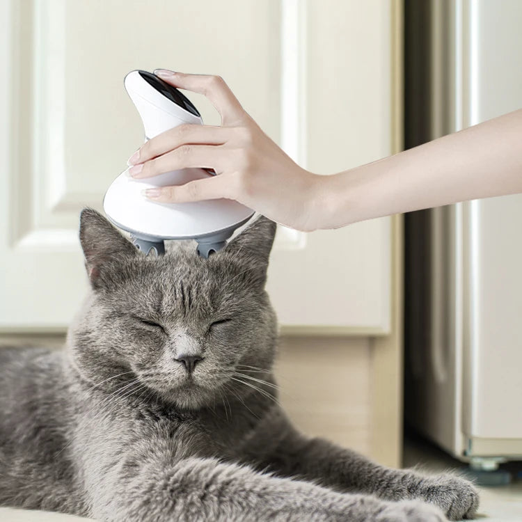 WLX Factory  Electric Scalp Massager Handheld 2 Speeds Vibrating Head Massager With 96 Silicone Nodes for Hair Deep Clean Growth