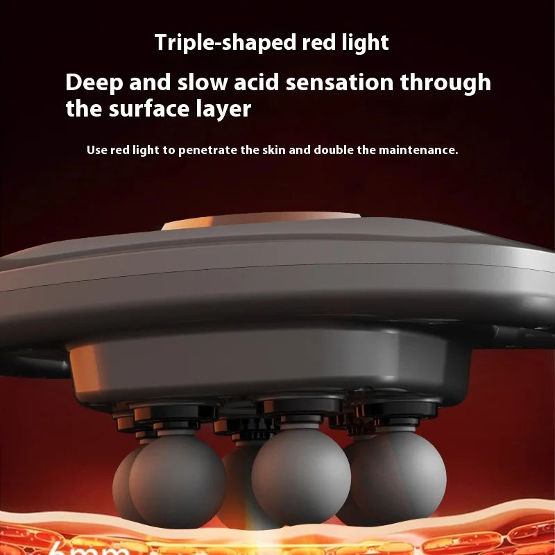 6 Heads Electric Muscle Massager Deep Tissue Body Massage Gun for Back Neck and Shoulders Relaxation