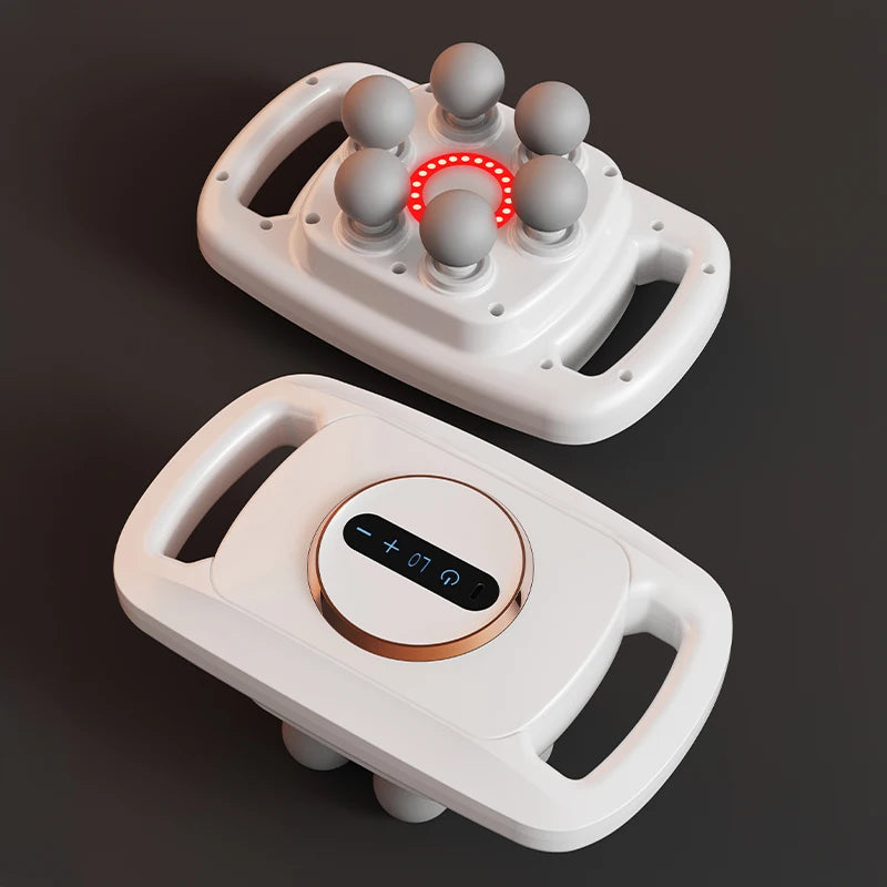 6 Heads Electric Muscle Massager Deep Tissue Body Massage Gun for Back Neck and Shoulders Relaxation