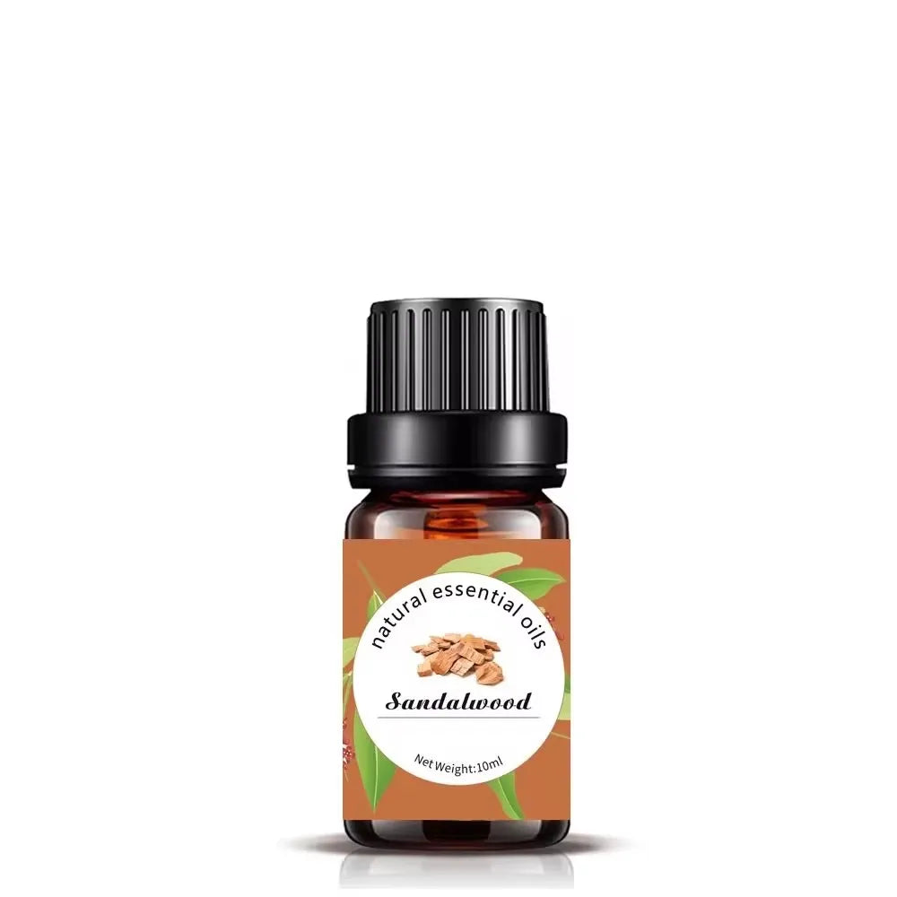 Premium Essential Oils By Pure Aroma 10ml (Rose, Lavender,Jasmine,Frankincense,Sage,Sandalwood) For Diy Soap Diffuser Humidifier