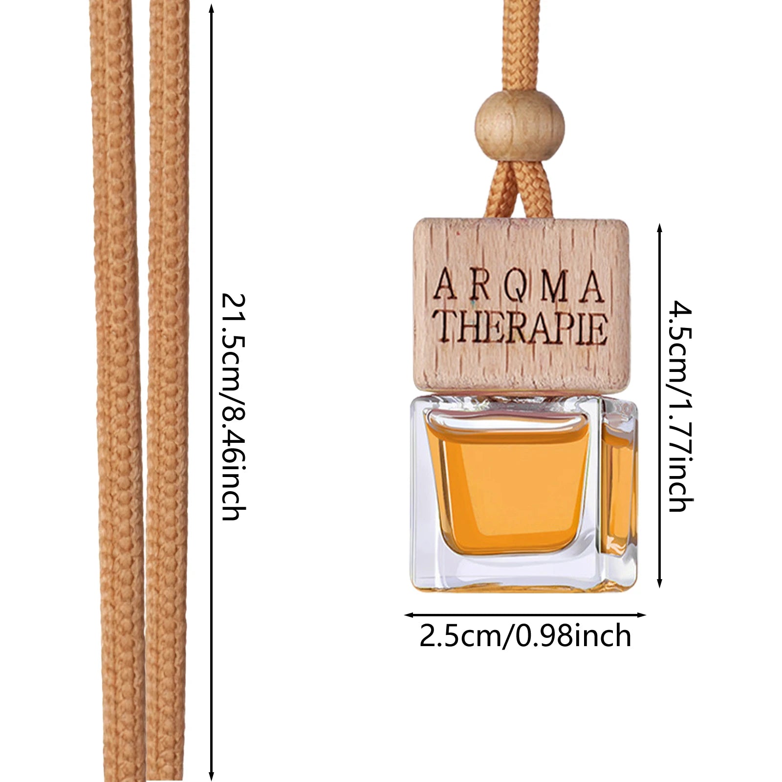 Essential Oil Diffuser for Car Car Air Freshener Pendant with Lanyard Design for Home Bedroom Office Decor