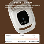 Muscle Massager Gun Waist Massage Professional Fascia Gun High Frequency Six-head Back Body Shoulder Legs Waist Massager Machine