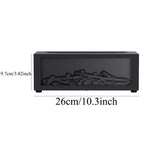 Diffuseur d'Huiles Essentielles Cheminée — Humidificateur Aromathérapie Flamme LED