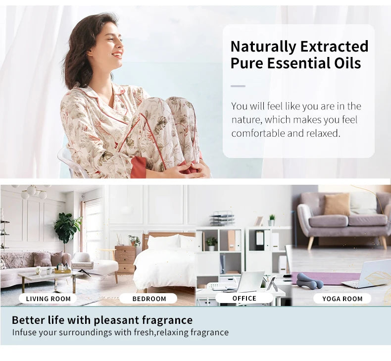 Set 12 Huiles Essentielles pour Diffuseur - Aromathérapie Maison