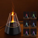 Diffuseur d'Huiles Essentielles Ultrasonique - Design Moderne avec Lumière Bougie