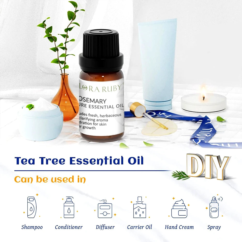 Set 12 Huiles Essentielles pour Diffuseur - Aromathérapie Maison