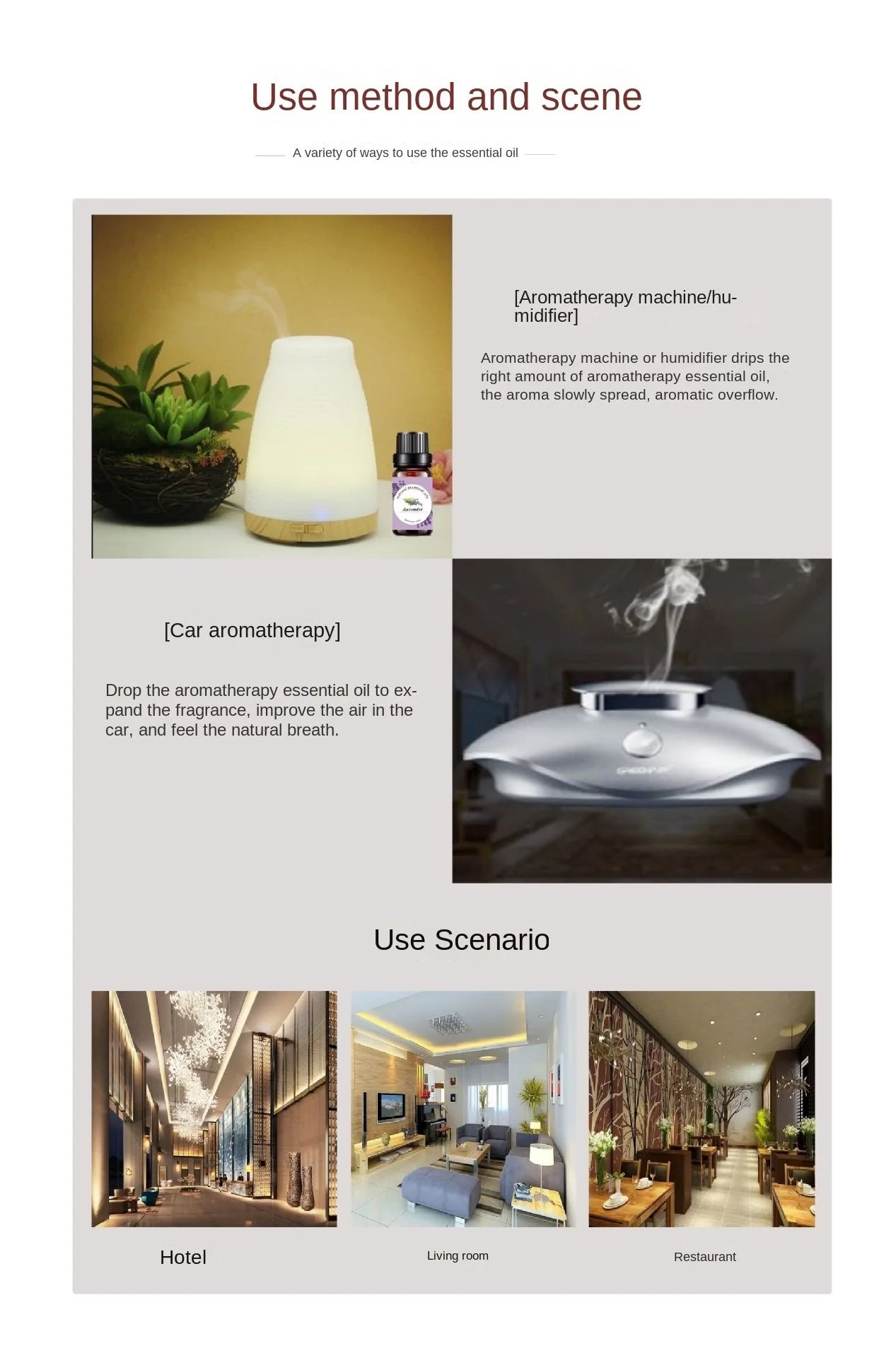 Premium Essential Oils By Pure Aroma 10ml (Rose, Lavender,Jasmine,Frankincense,Sage,Sandalwood) For Diy Soap Diffuser Humidifier