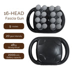 42-Heads Fascia Gun High-Frequency Vibration Body Massage Gun Back and Waist Massager Neck Shoulder Massager Muscle masajeador