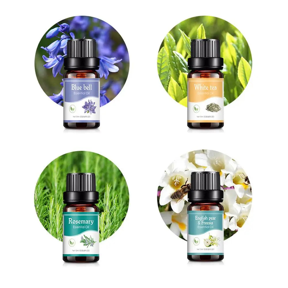 10ml Essential Oil for Diffuser & Humidifier, Aromatherapy Fragrance Oil, Water Soluble, Car, Home Office Scent