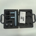 Muscle Electric Massage Gun USB Charging High Frequency Double Head Body Relax Portable Massage Gun with Bag for Sports Gift