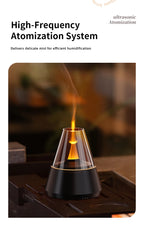 Diffuseur d'Huiles Essentielles Ultrasonique - Design Moderne avec Lumière Bougie