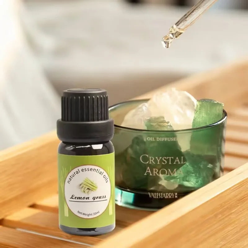 Premium Essential Oils By Pure Aroma 10ml (Rose, Lavender,Jasmine,Frankincense,Sage,Sandalwood) For Diy Soap Diffuser Humidifier