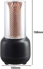 Diffuseur d'Huiles Essentielles 2 Modes - Minuteur Automatique - Noir