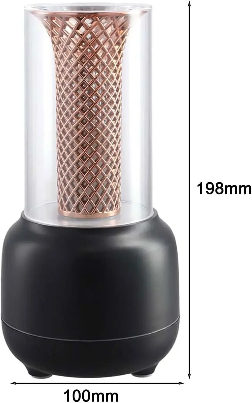 Diffuseur d'Huiles Essentielles 2 Modes - Minuteur Automatique - Noir