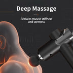 Massage Gun Fascia Deep Muscle Relax Body Neck Massager Electric Fitness Equipment Noise Reduction Fascia Gun